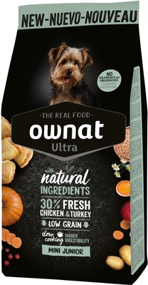 Pienso Perros Ownat Ultra Mini Junior Cachorros 3 kg Pienso Perros Ownat Ultra Mini Junior Cachorros 3 kg